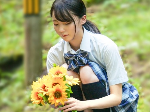 【田舎の純愛】『もう…我慢できない…』細身で可愛い制服美少女が幼馴染と汗だくエッチ！田舎の純粋な恋が実る瞬間♡細い体に幼馴染のチンポが激しく突き刺さる！