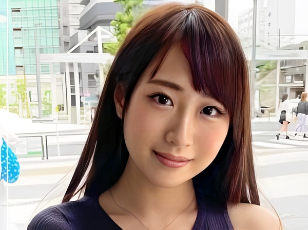 【Gカップ美少女の初体験】 服の上からおっぱいモミモミ♡ 感じちゃう敏感ボディ！ 立ちバックでイキまくり全裸セックス！