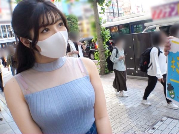 【音大生をナンパ】ムチムチ美巨乳の音大生が謝礼に釣られて即ハメSEX！出会ったばかりの男にねっとり愛撫され、敏感ボディがうっとり感じまくる！